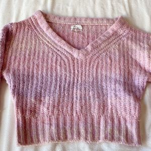 Babydoll Pastel pink cotton candy soft sweater from urban outfitters
